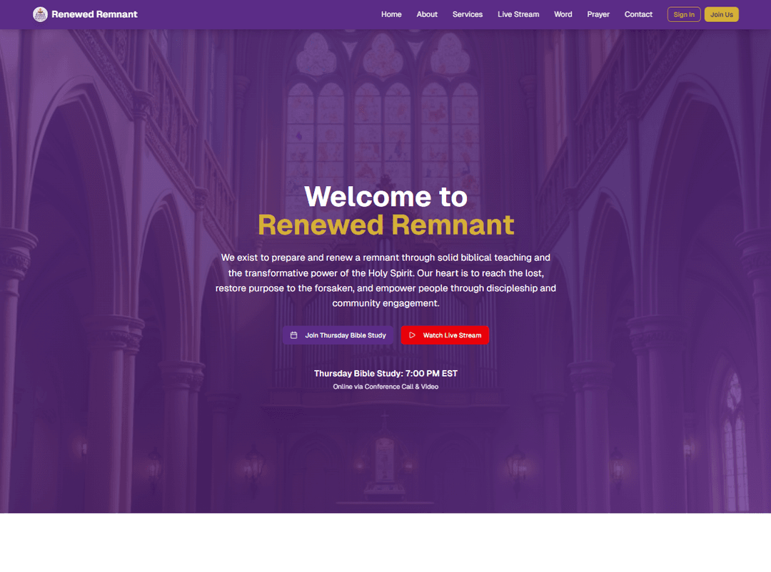 Renewed Remnant Ministries